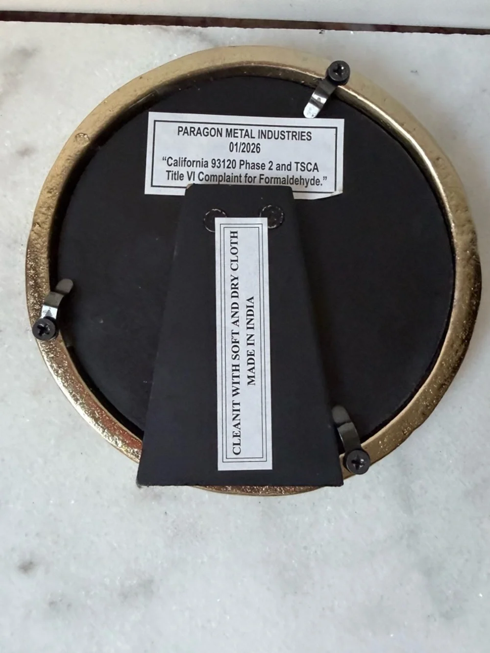 Gold Round Decorative Frame metal gold frame